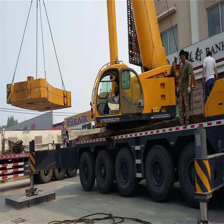 宁德蕉城当地吊车出租|机器吊装|75吨|工厂搬迁服务